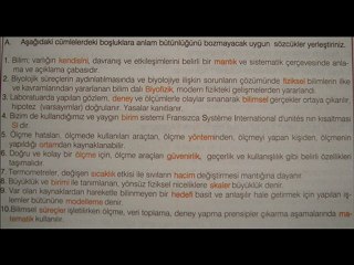 FİZİĞİN DOĞASI SORU ÇÖZÜM  AÇIKLAMA