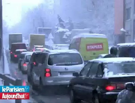 Paris sous la neige : la galère des automobilistes