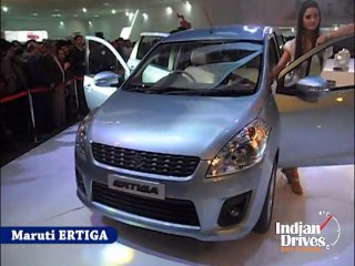 Maruti Ertiga First Look, interior & Exterior Review in India
