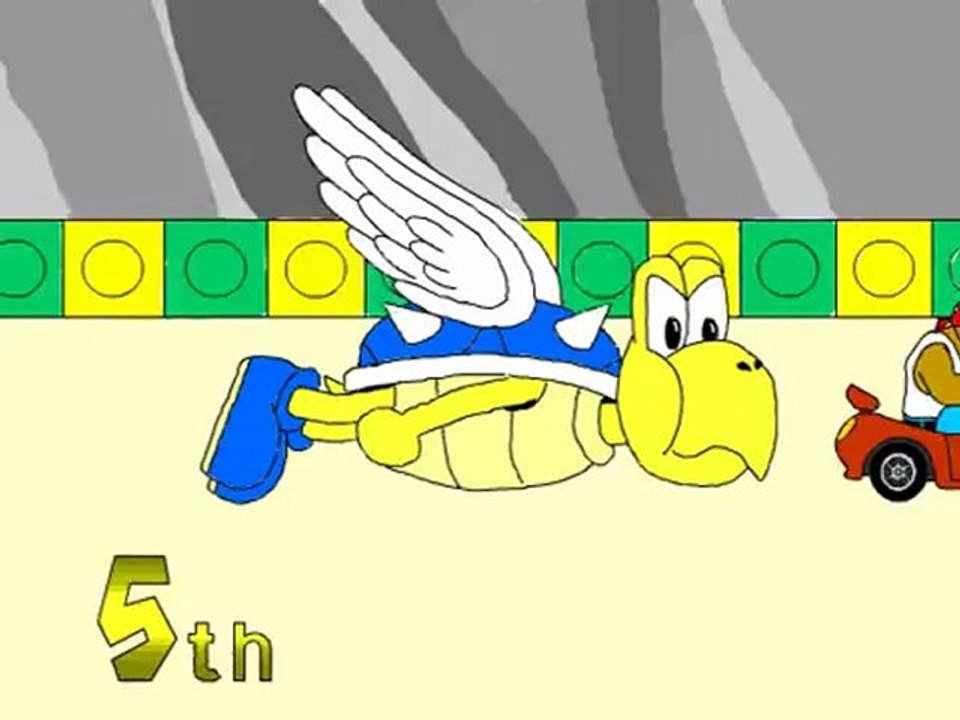 Blue Shell Spiny Koopa in MKWII