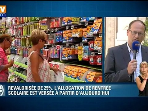 La rentrée scolaire coûtera 2,9% de plus aux familles