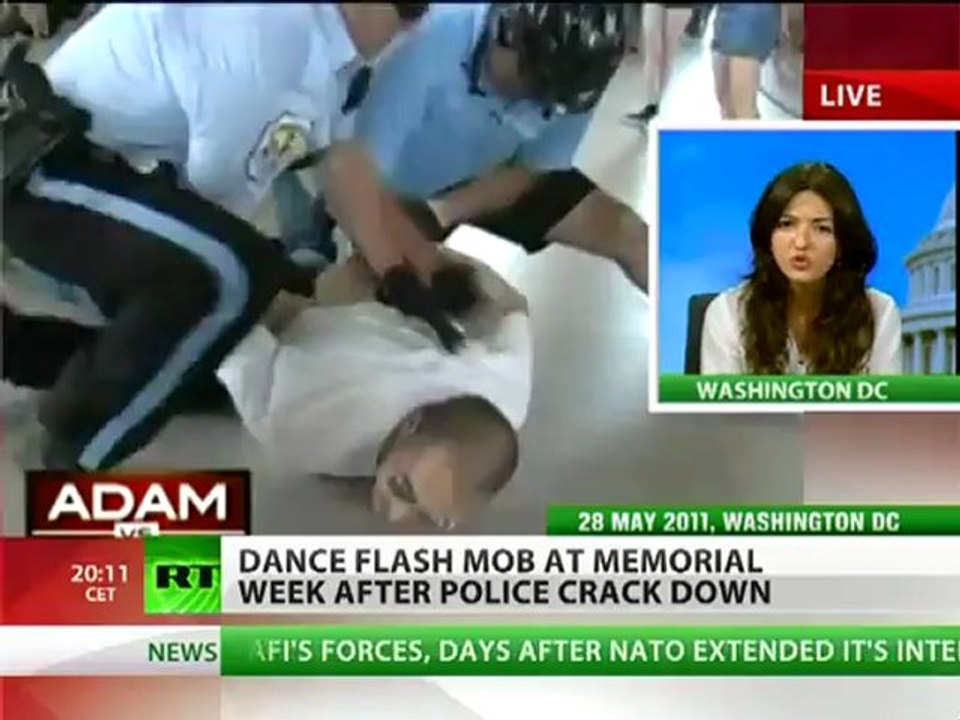 Dance Party @ TJ's rocks Jefferson Memorial amid arrest fears