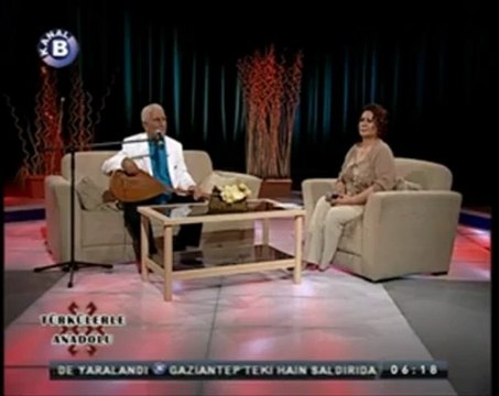 Üstat Cahit UZUN Türkiye'nin Tezenesi-Gülhan AKSOY (Kanal B) Benden başkasını seversen eğer,Ağbaba semahı,Mavi yeleğin oğlan