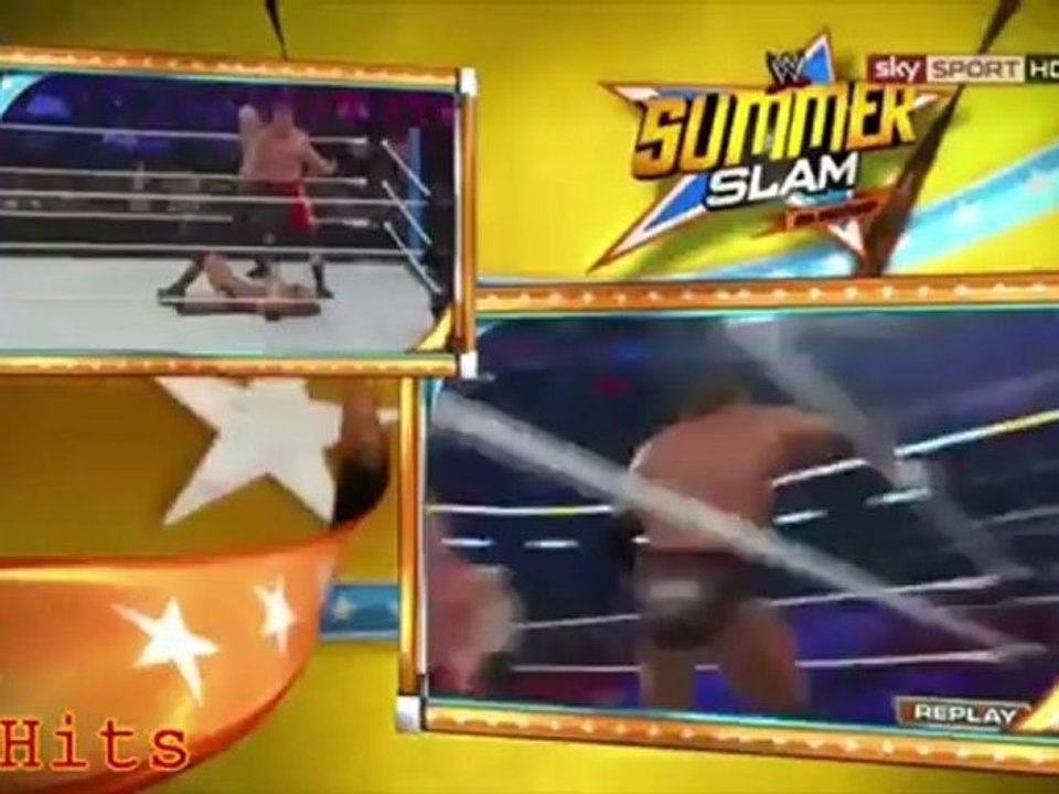 WWE SUMMER SLAM 2012 BROCK LESNAR VS HHH
