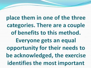 Don’t Start Looking Until You Know What You Want