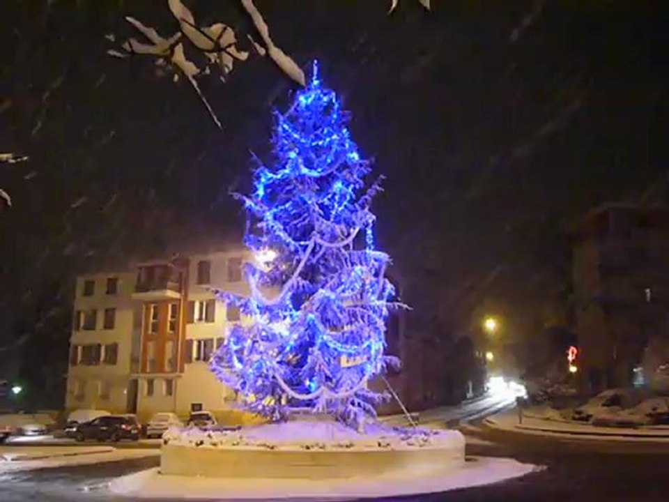 Sapin enneigé Citylum