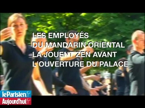 Les employés d'un palace parisien se la jouent «zen»