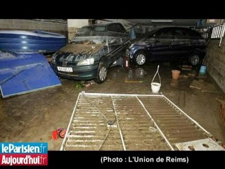 Le village de Cormicy dévasté par des coulées de boues