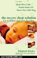 Health Book Review: The No-Cry Sleep Solution for Toddlers and Preschoolers: Gentle Ways to Stop Bedtime Battles and Improve Your Child's Sleep by Elizabeth Pantley, Harvey Karp