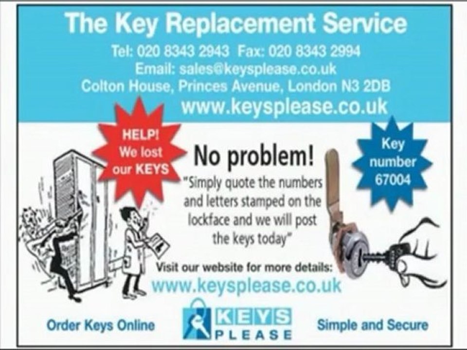 Ammerhurst Replacement Keys