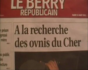 On parle de moi et des sphères (ufo) dans le journal (le Berry républicain)