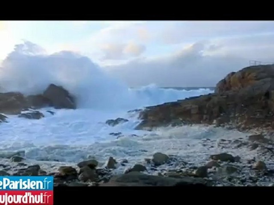 Des anonymes filment la tempête Joachim