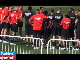 PSG : premier entraînement de Carlo Ancelotti