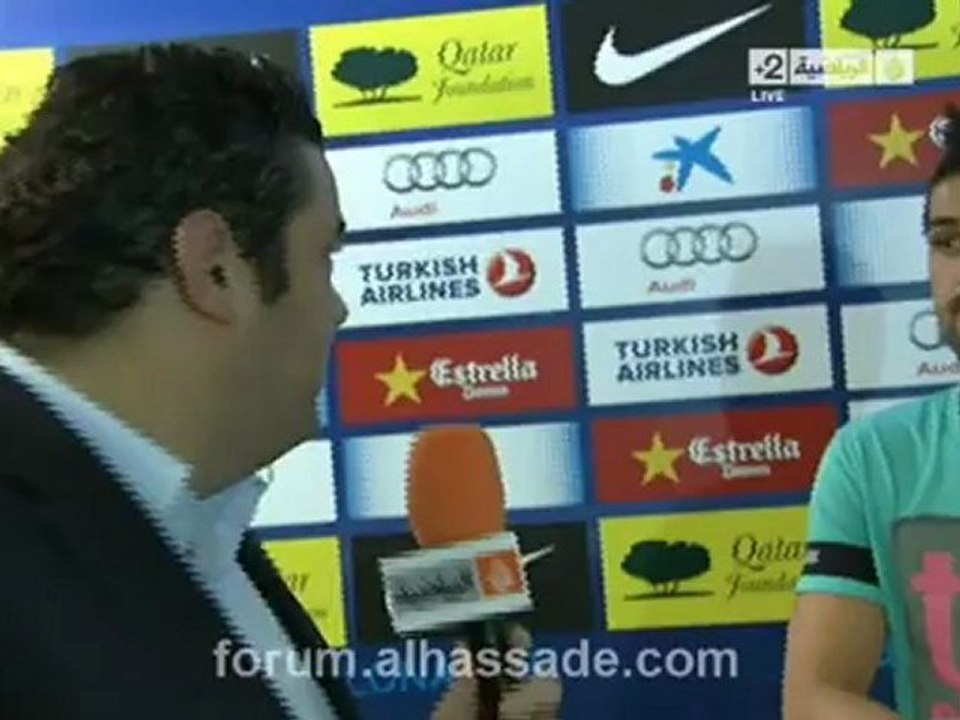تصريح دافيد فيا بعد المباراة