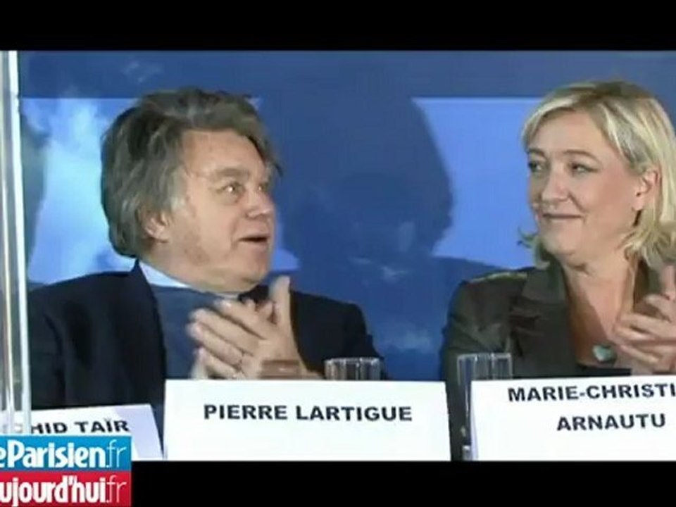 Le Pen affiche un comité de soutien «black, blanc, beur»