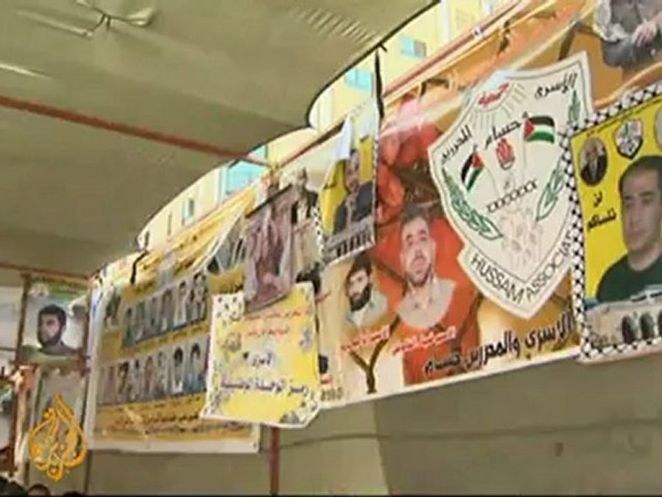 Palestinian prisoners on hunger-strike