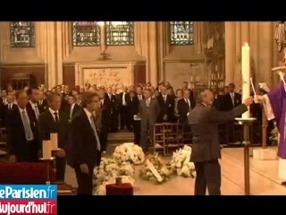 Dans l'église, le dernier hommage à Thierry Roland