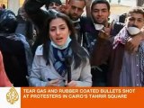 Al Jazeera's Sherine Tadros reports from outside Tahrir Square