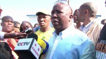 South Africa's Malema lays murder charges against police