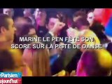 Marine Le Pen fête son score sur la piste de danse