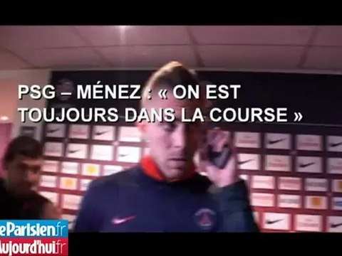 PSG – Ménez : « On est toujours dans la course »