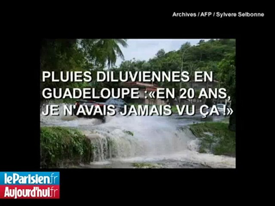 Pluies diluviennes en Guadeloupe : "En 20 ans, je n'avais jamais vu ça"