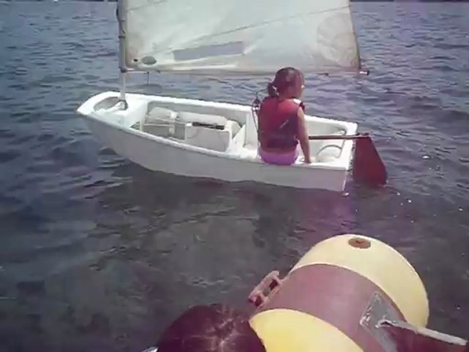Scuola di vela Pantelleria la prima volta sull'Optimist di Giada Zona