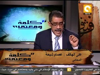 كلمة ومعنى - د. ضياء رشوان: بطلان الصوت الإنتخابى