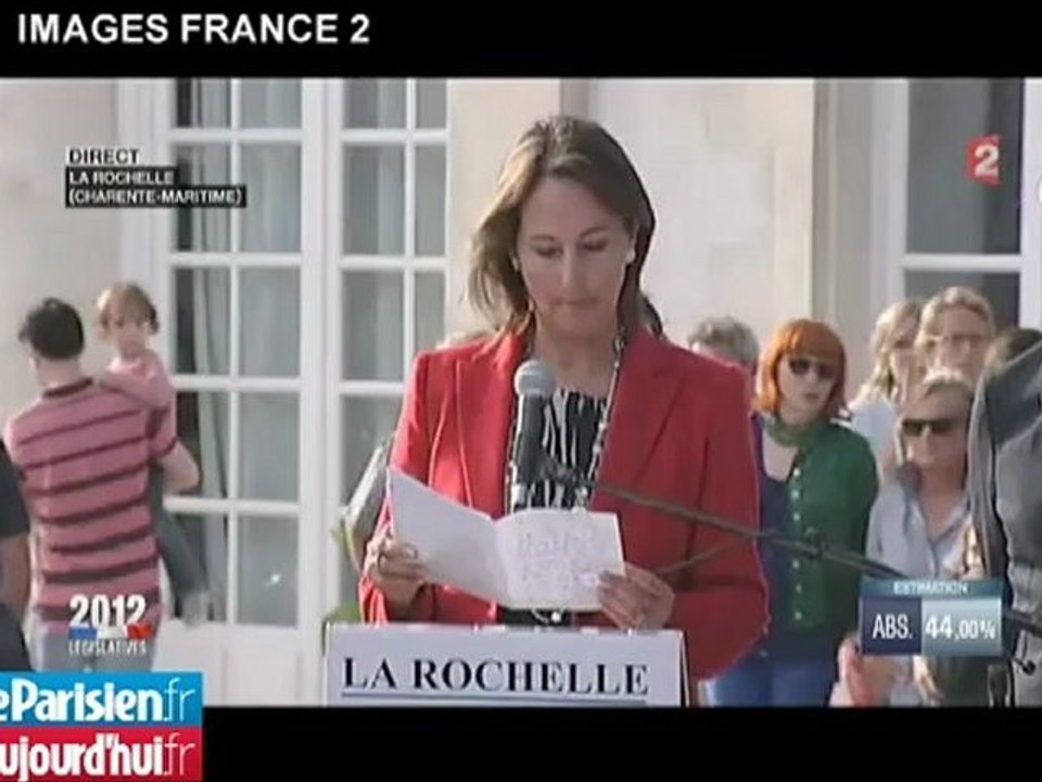 Ségolène Royal : «Le résultat de ce soir est ce...