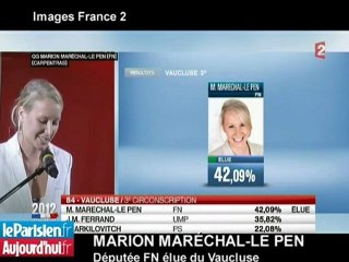 Marion Maréchal-Le Pen se veut «porte-parole de la jeunesse»