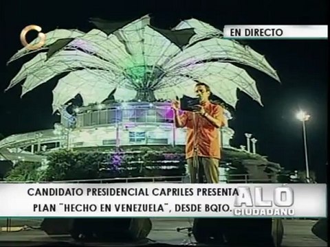 Capriles propone producción hecha en Venezuela, el mejor país del mundo