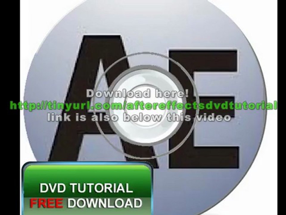 Adobe After Effects CS1-5 FREE DVD TUTORIAL TRANING DOWNLOAD