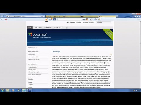 Tutoriel Joomla 05: Créer et gérer les articles