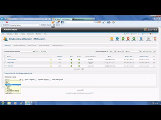 Tutoriel Joomla 03: La gestion des utilisateurs