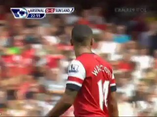 ملخص الشوط الاول: ارسنال ضد سندرلاند