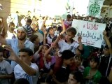 Syria فري برس  ادلب  سرمدا مظاهرة رائعة في ثالث ايام العيد 21-8-2012  ج3
