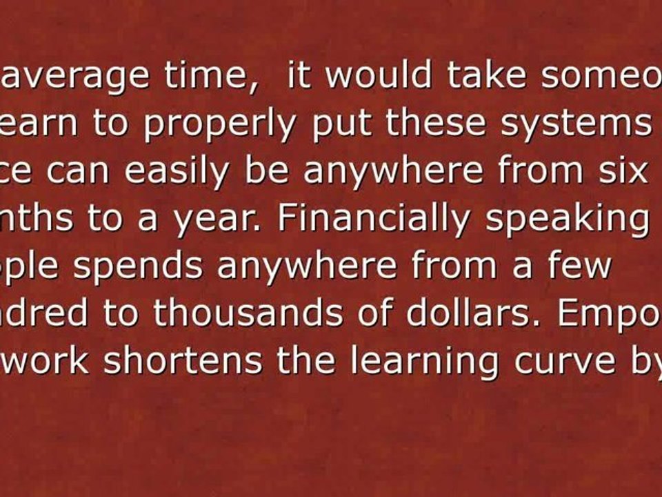 How Empower Network Shortens Your Learning Curve