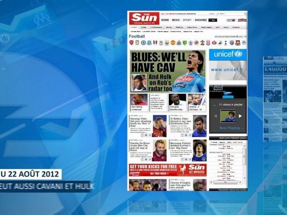 Foot Mercato - La revue de presse - 22 Août 2012