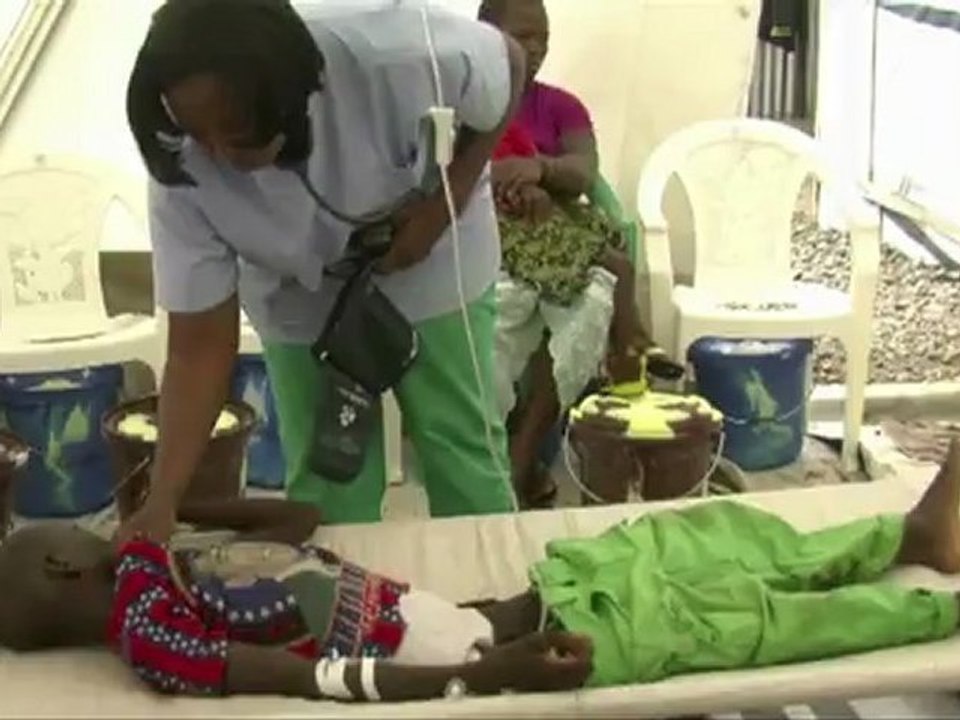 Tote durch cholera-epidemie in westafrika