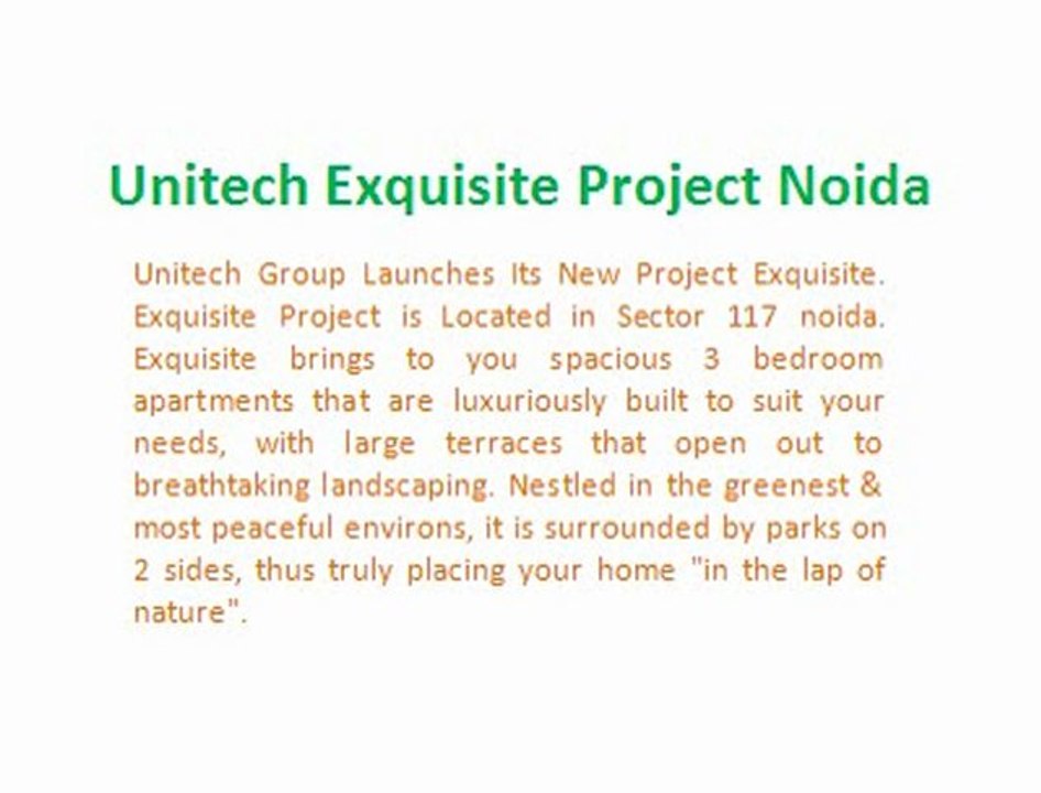 Unitech Exquisite _9899303232_ Exquisite Project Location: Exquisite Noida Project Price List