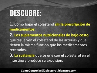 Cómo Disminuir el Colesterol - Cómo Bajar el Colesterol Rapidamente