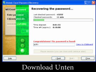 Excel Passwort Vergessen