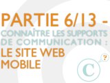 Le site web mobile - Connaître les supports de communication internet (6/13)