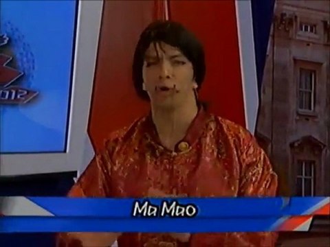 Axel Mares como el Maestro Ma Mao Programa Los Juegos 2012