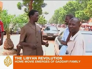 Home movie emerges of Gaddafi family
