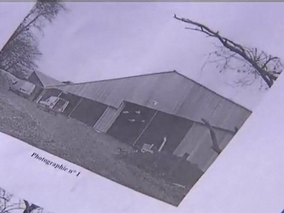 la Chapelle sur le Dun (76) un éleveur doit détruire son hangar