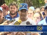 Fuerza Joven denuncia la irresponsabilidad del presidente Chávez ante el desempleo