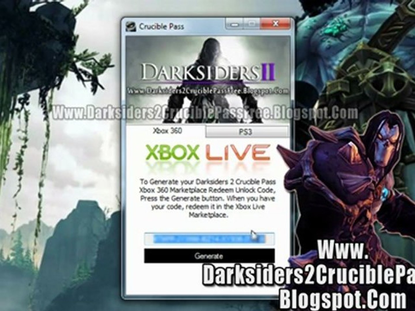 Darksiders 2 Crucible Pass Free Giveaway - Tutorial - video Dailymotion