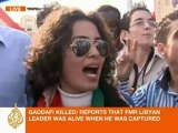 Tripoli celebrates Gaddafi's demise