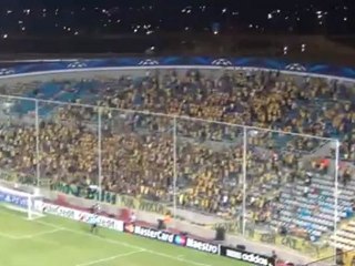 ΑΕΛ-Αντερλεχτ κερκίδα μετά το 1-0